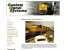 Tablet Screenshot of customsignalsystems.com